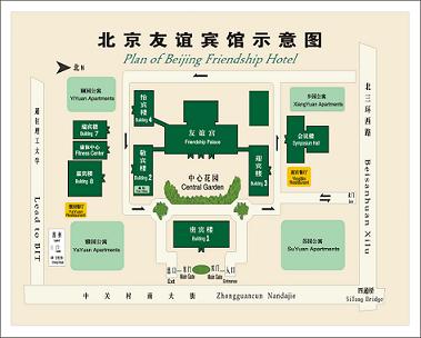 Friendship Hotel Map